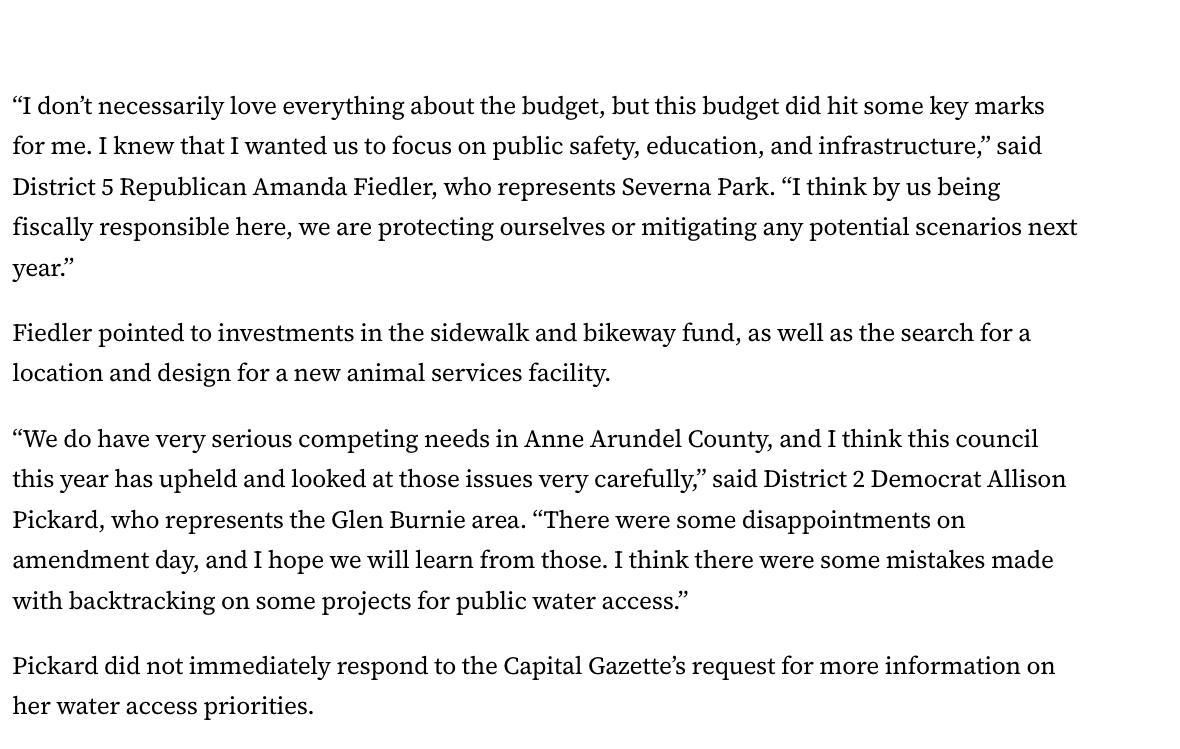 Anne Arundel budget passes, but some council members have reservations - 06/11/2026