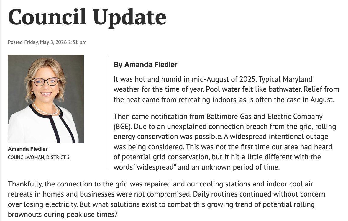 Council Update 5/8/2026