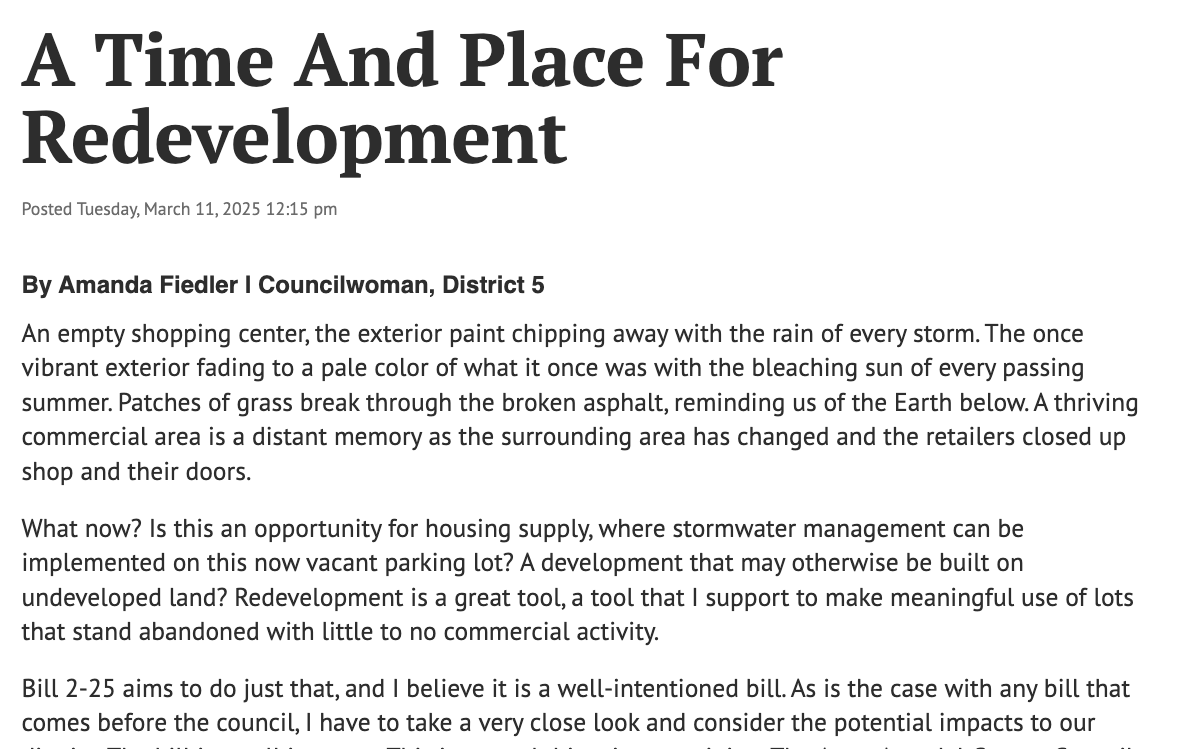 A Time And Place For Redevelopment - 03/11/2025